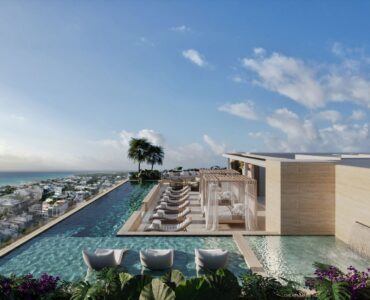 condos for sale in playa del carmen idilik swimming pool with garden and sea view