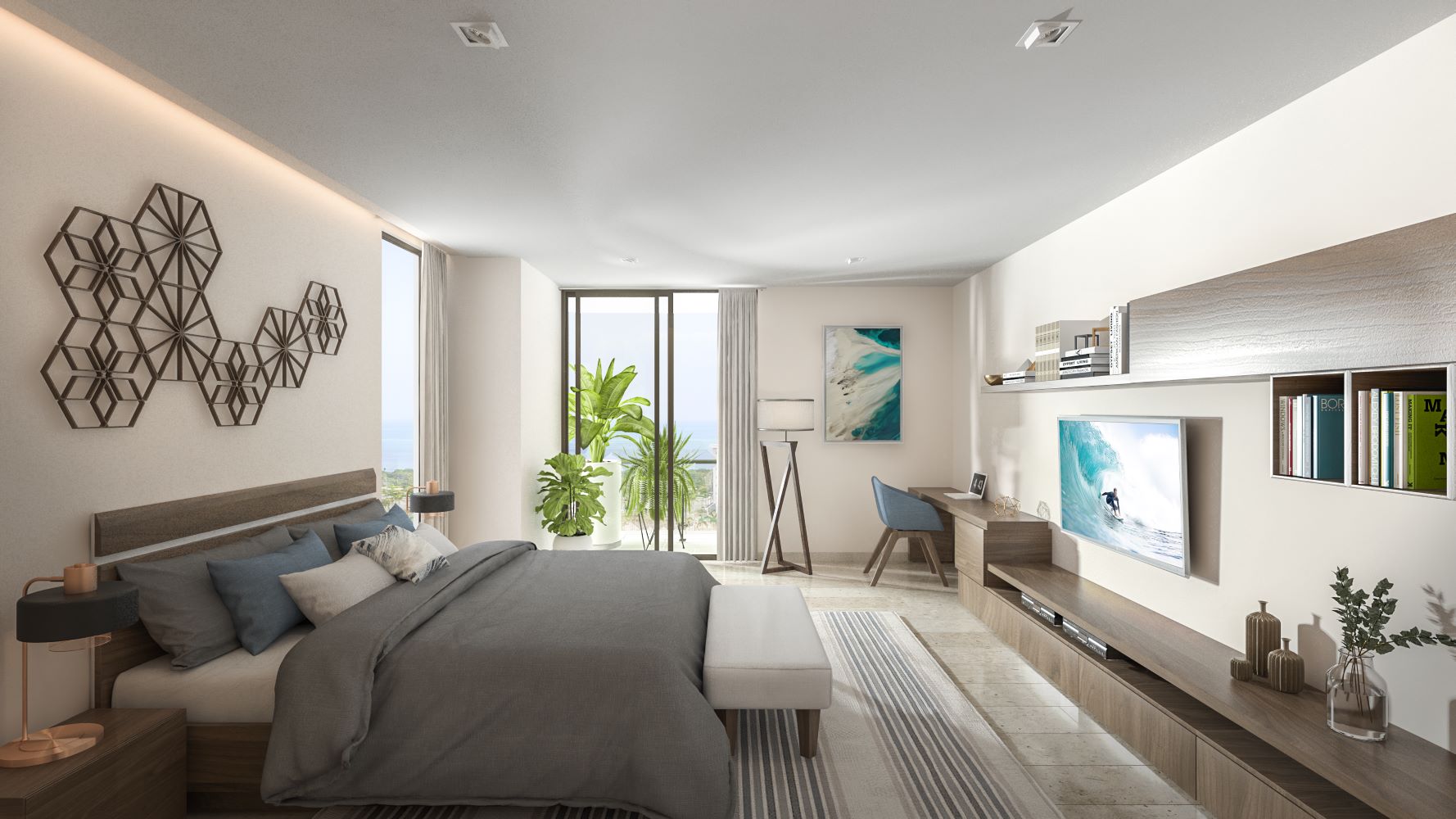 cancun real estate blume bedroom