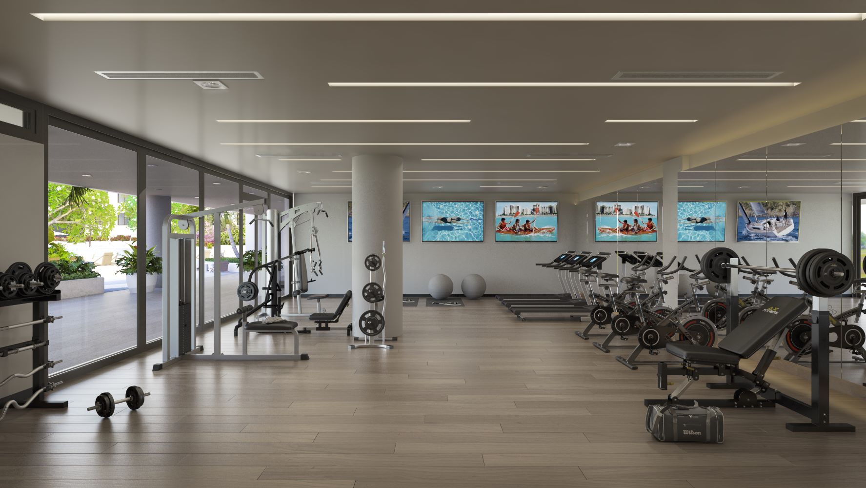 cancun real estate blume gym