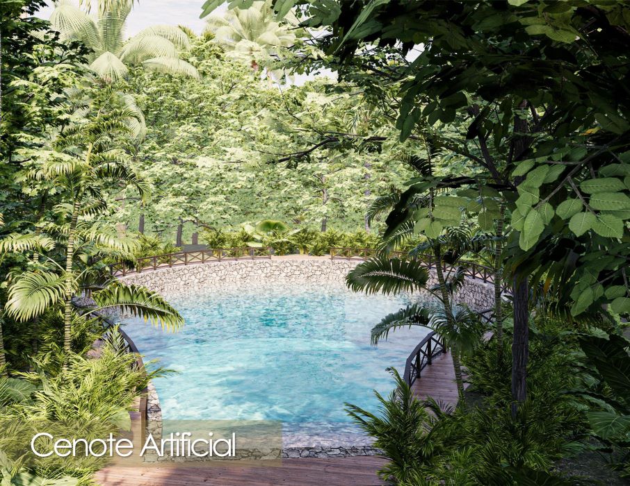 real estate for sale in playa del carmen hoxul artificial cenote