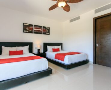 exclusive 2 bedroom condo for sale in mareazul playa del carmen double bedroom