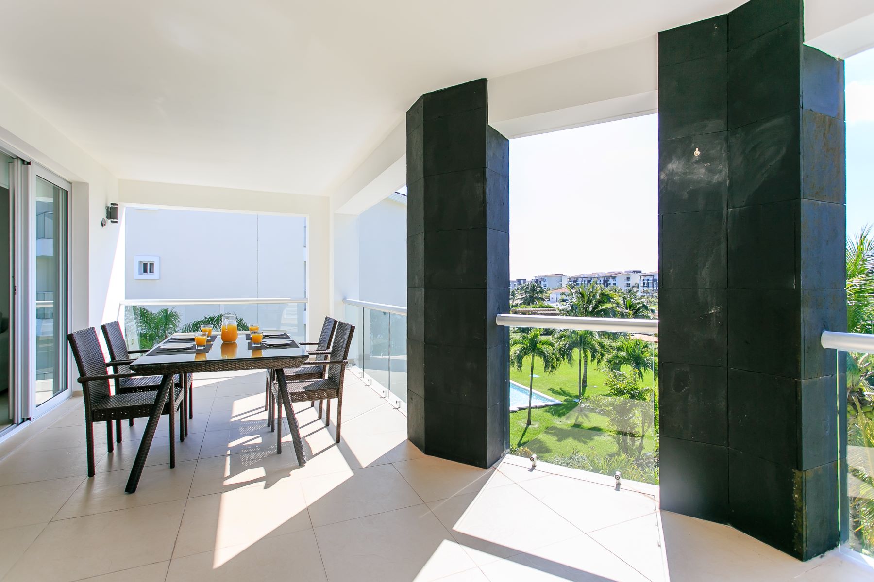 exclusive 2 bedroom condo for sale in mareazul playa del carmen full terrace view