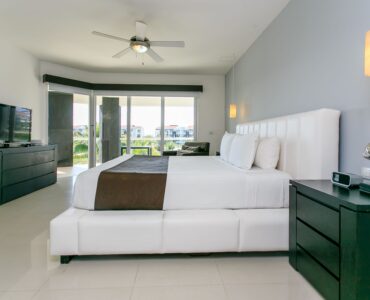 exclusive 2 bedroom condo for sale in mareazul playa del carmen king size master bedroom