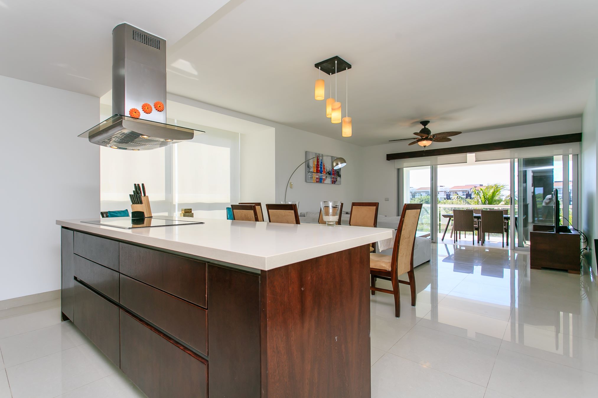 exclusive 2 bedroom condo for sale in mareazul playa del carmen kitchen bar