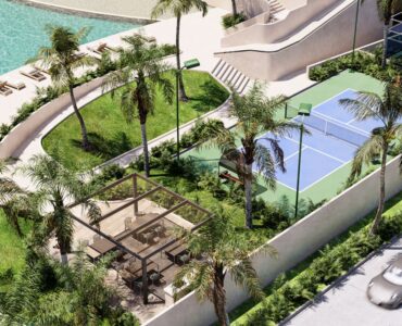 puerto cancun real estate vellmari sports area and pool