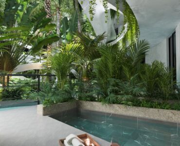 tulum real estate artem swimming pool