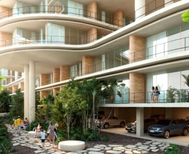 exclusive beachfront condos for sale at playa del carmen zonna building with parking