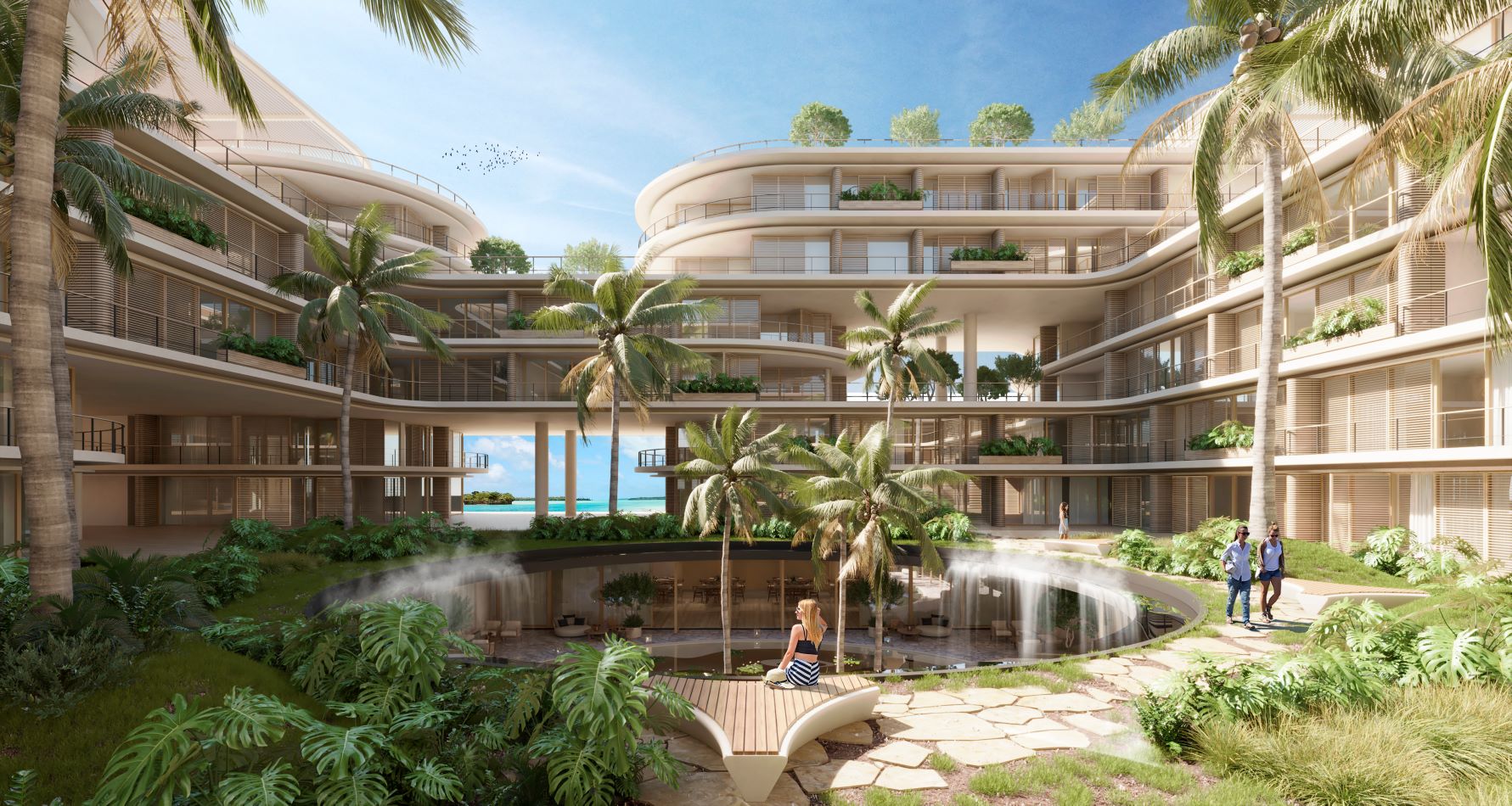 exclusive beachfront condos for sale at playa del carmen zonna resort and residences with amenities