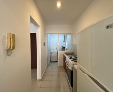 two bedroom condo at la concha playacar kitchen and laundry area