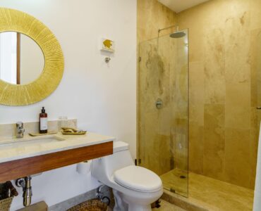 one bedroom ph in omara boca zama aldea zama with private rooftop and jacuzzi bathroom