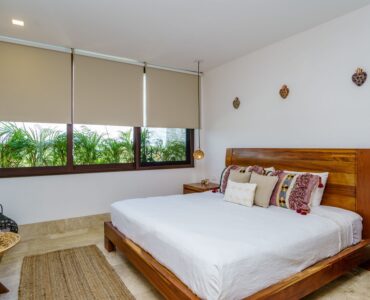 one bedroom ph in omara boca zama aldea zama with private rooftop and jacuzzi bedroom