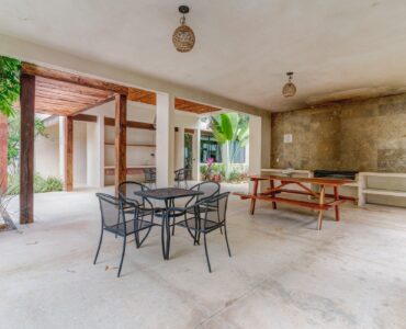 spacious 3 bedroom fully furnished condo in selvanova residencial coto 11 playa del carmen barbeque area