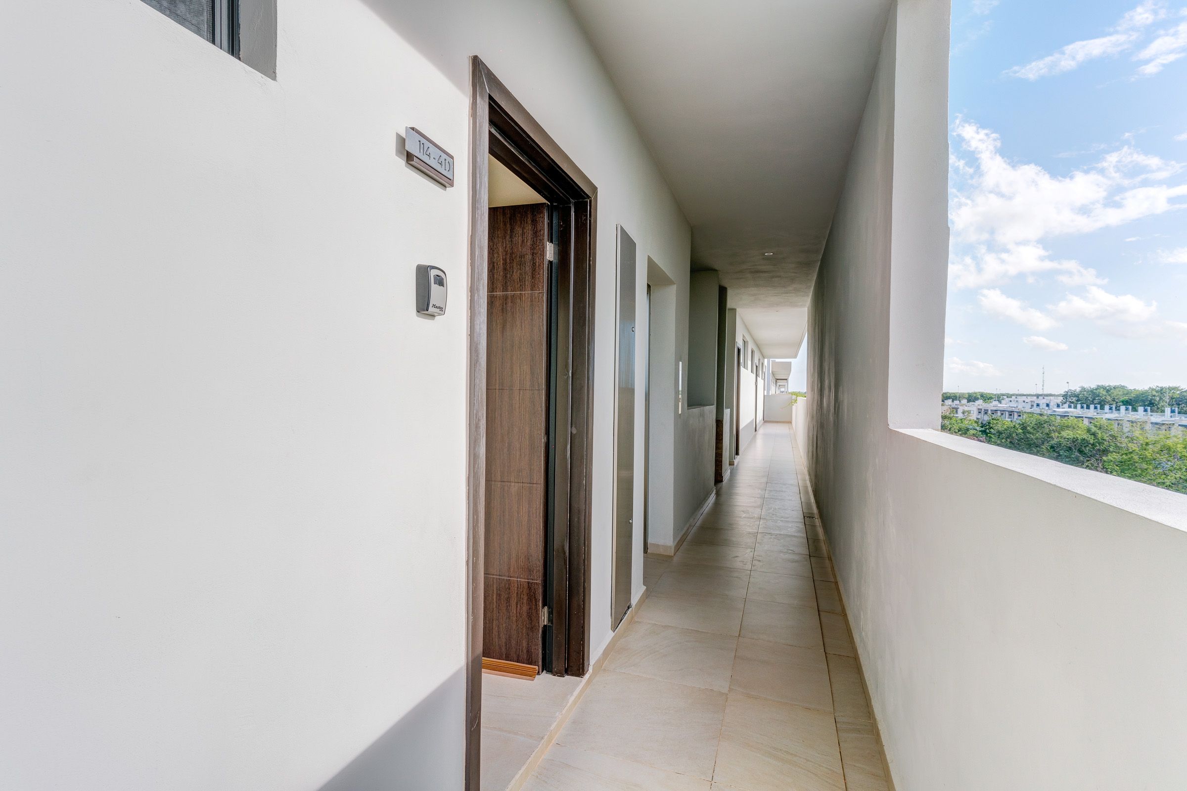 spacious 3 bedroom fully furnished condo in selvanova residencial coto 11 playa del carmen entrance