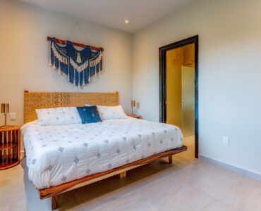 spacious 3 bedroom fully furnished condo in selvanova residencial coto 11 playa del carmen master bedroom