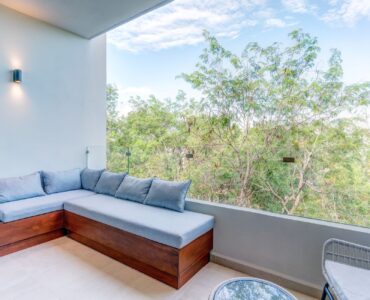 spacious 3 bedroom fully furnished condo in selvanova residencial coto 11 playa del carmen terrace