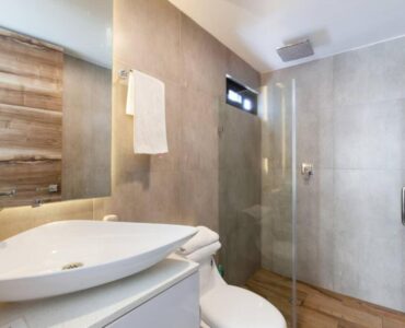 studio at playa del carmen icono 303 bathroom with shower light