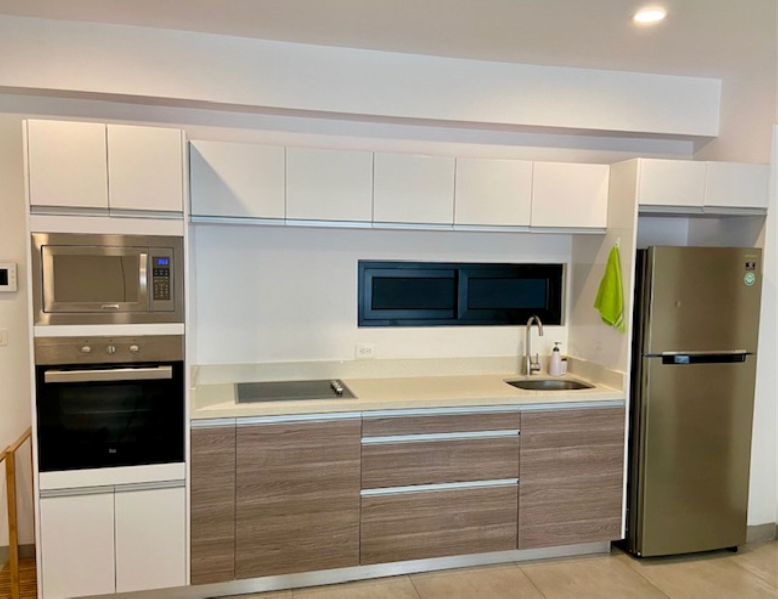 studio at playa del carmen icono 303 kitchen with fridge