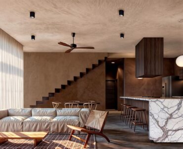 condos for sale in tohoku playa del carmen noble kitchen and living room