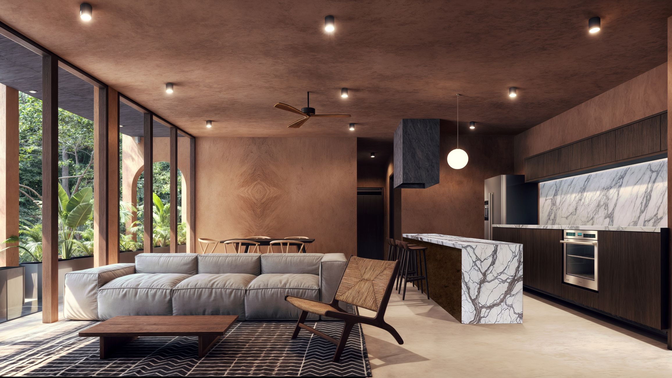 condos for sale in tohoku playa del carmen noble social area with kitchen