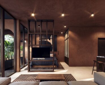 condos for sale in tohoku playa del carmen noble studio living area kitchen bedroom