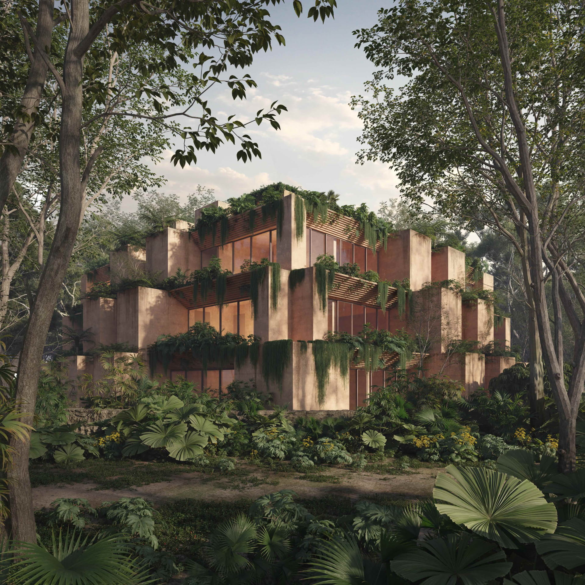 bacalar real estate aldea kalan building views