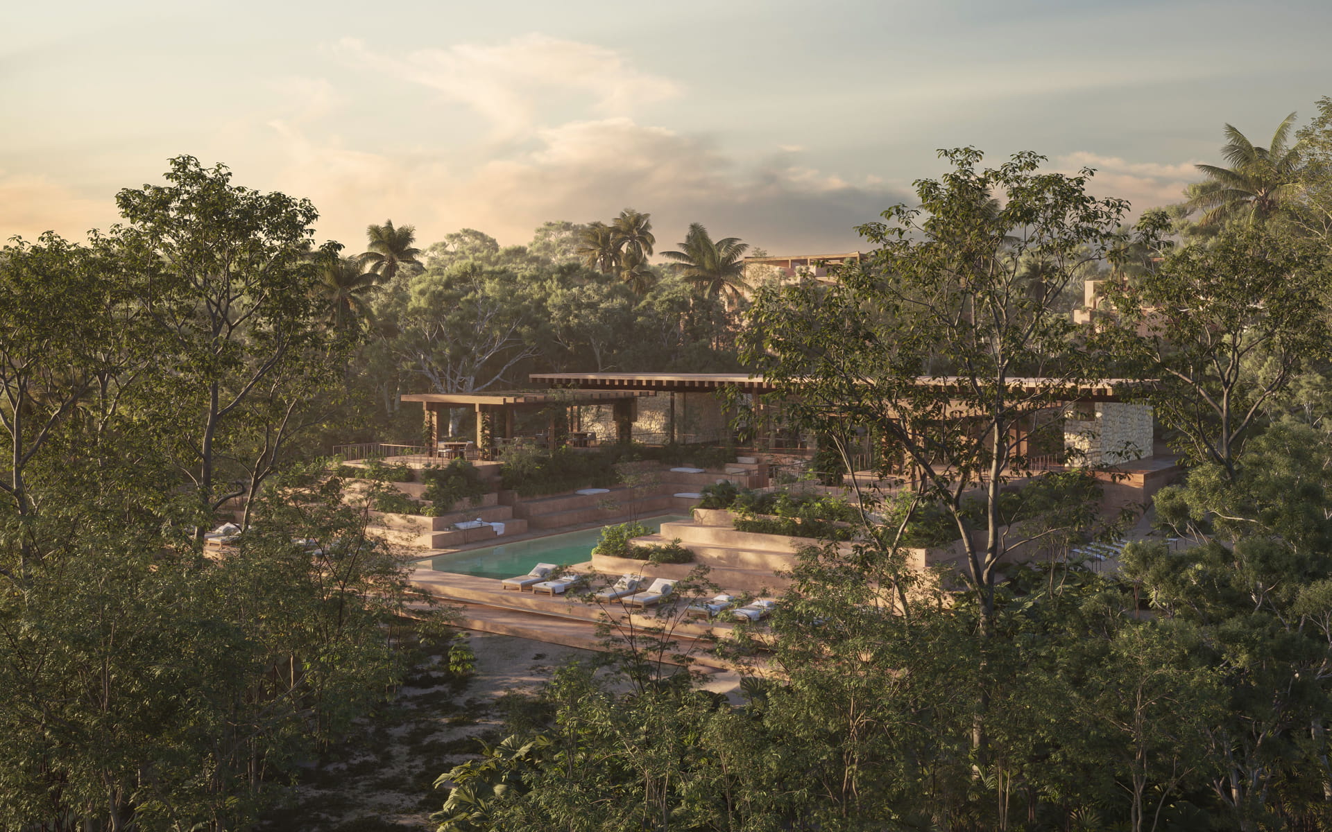 bacalar real estate aldea kalan club house