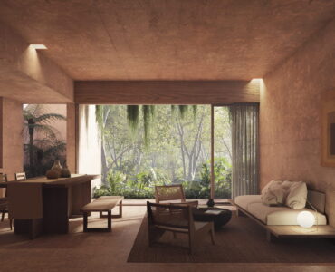 bacalar real estate aldea kalan living room one bedroom