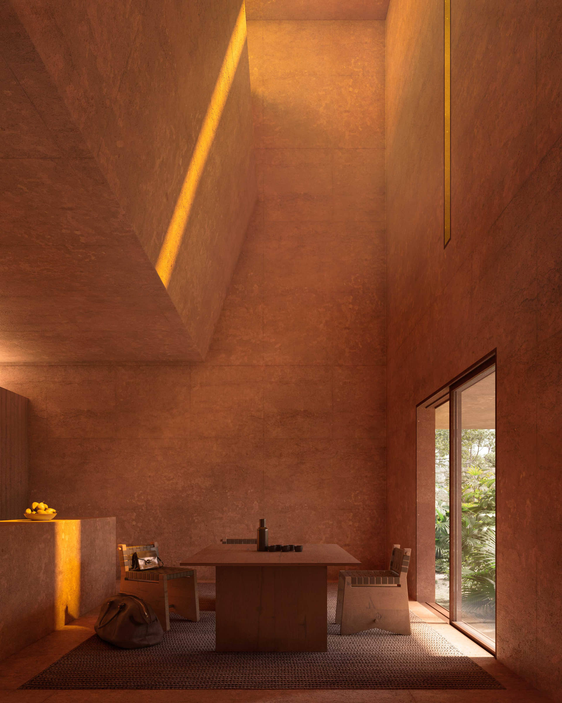 bacalar real estate aldea kalan main entrance interior