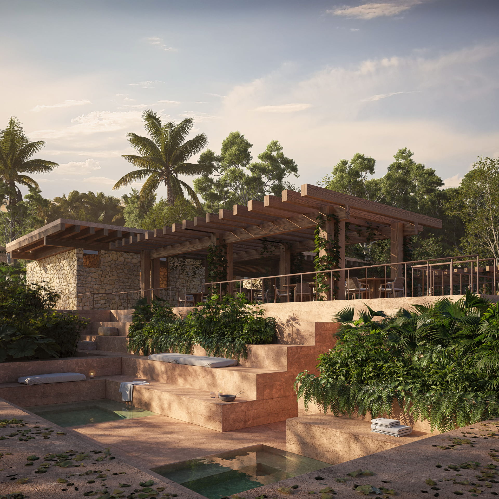 bacalar real estate aldea kalan spa