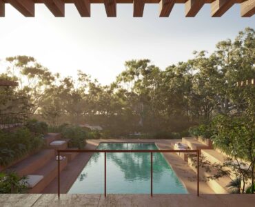 bacalar real estate aldea kalan swimming pool