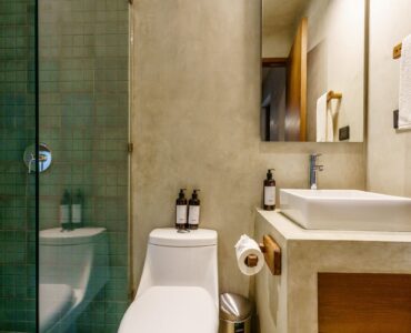 sukha 101 condo one bedroom la veleta tulum moskito real estate bathroom with tile shower