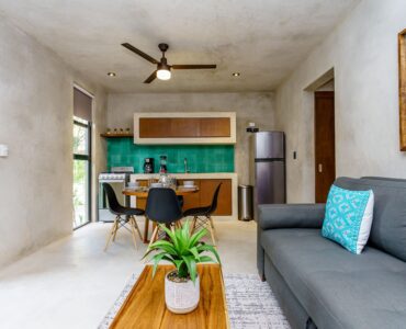 sukha 101 condo one bedroom la veleta tulum moskito real estate kitchen
