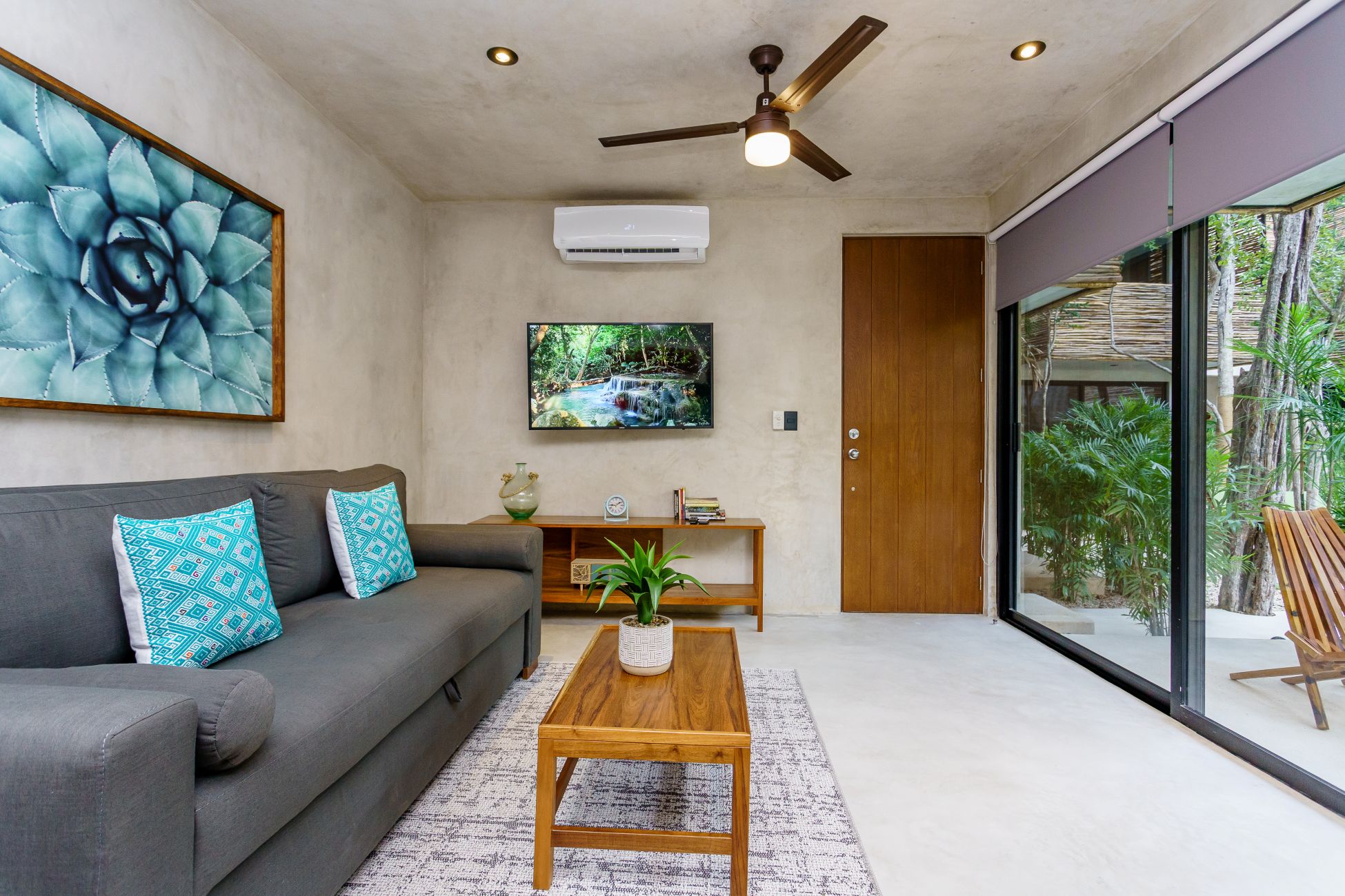 sukha 101 condo one bedroom la veleta tulum moskito real estate table with terrace