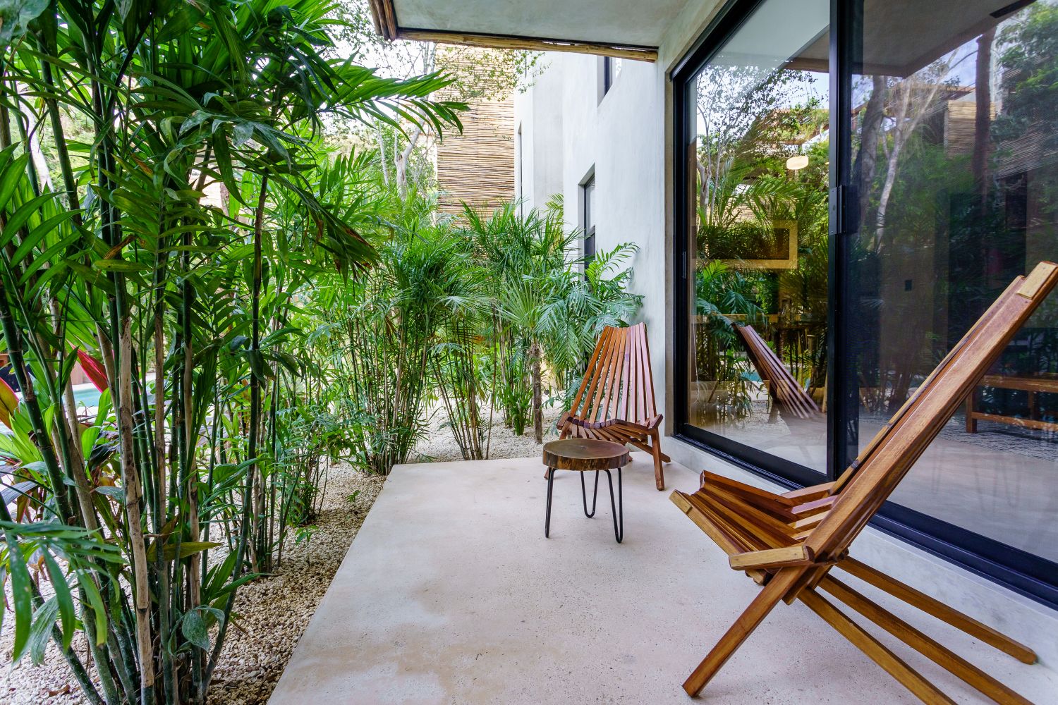 sukha 101 condo one bedroom la veleta tulum moskito real estate terrace ground floor