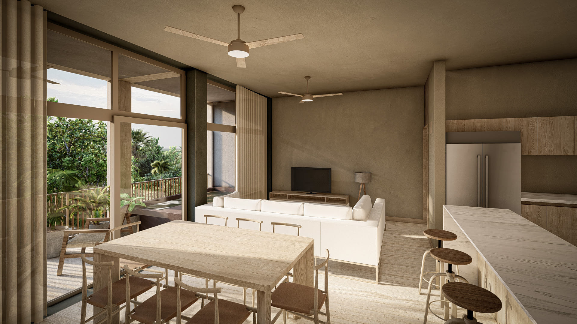 bacalar codos for sale ceiba dining room and living room