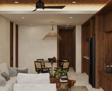 real estate puerto morelos piedra de mar dining room three bedroom condo