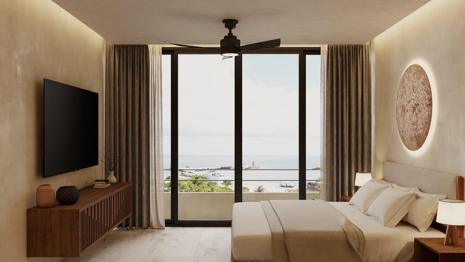 real estate puerto morelos piedra de mar guest bedroom