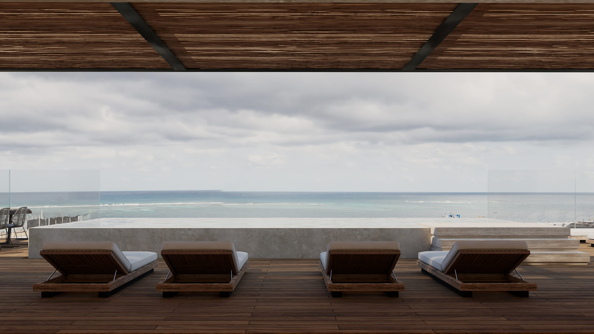 real estate puerto morelos piedra de mar rooftop ocean view