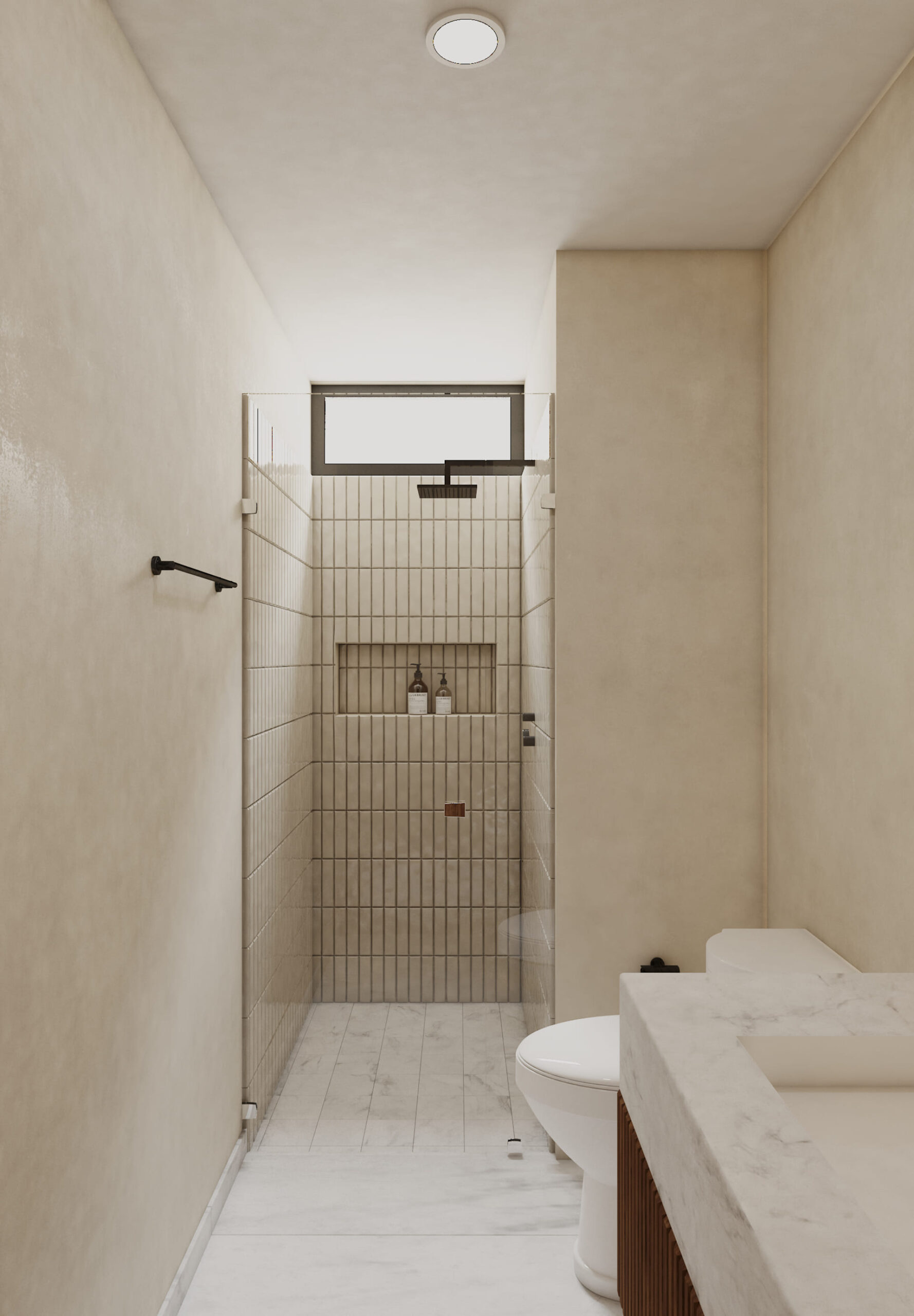 real estate puerto morelos piedra de mar studio bathroom