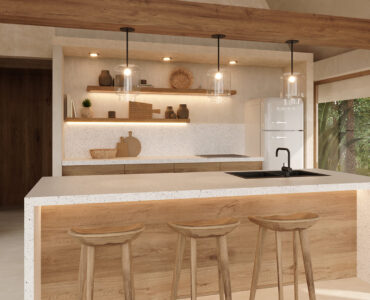 villas for sale in bacalar ichkabal kitchen and kitchen bar