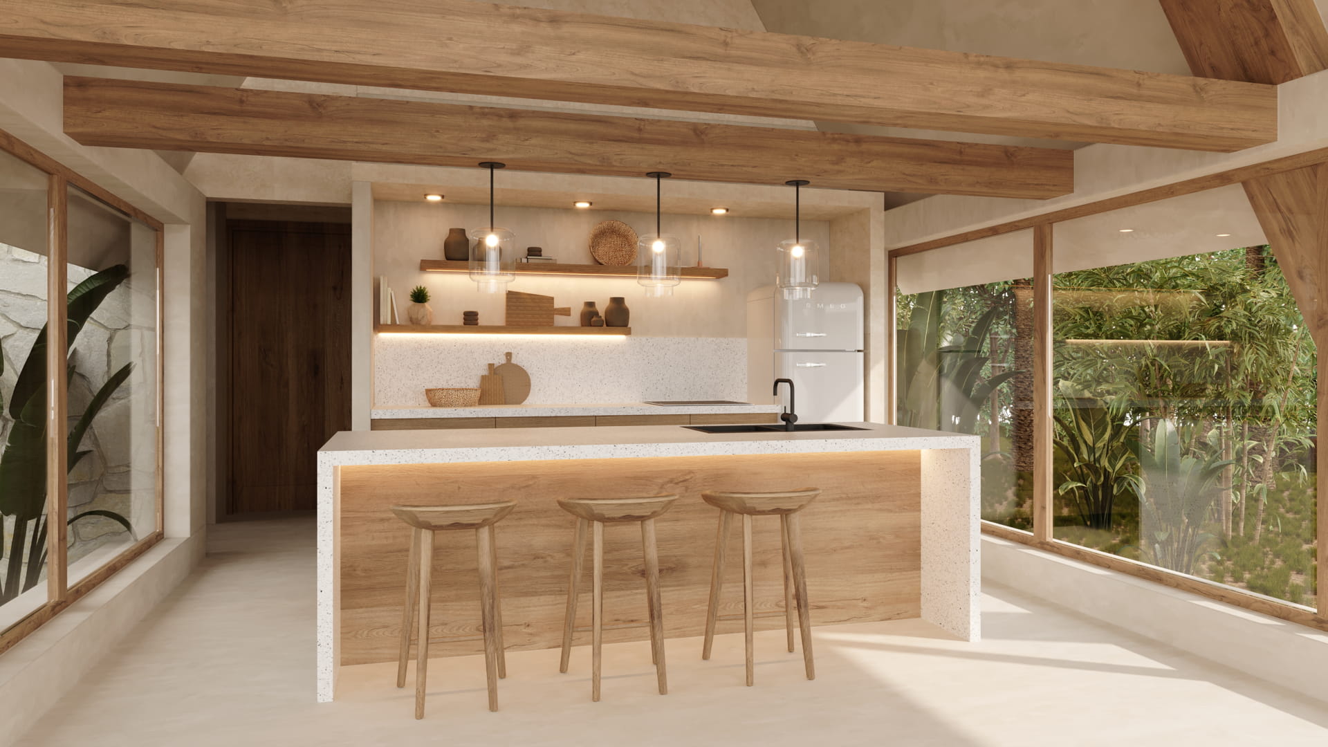 villas for sale in bacalar ichkabal kitchen