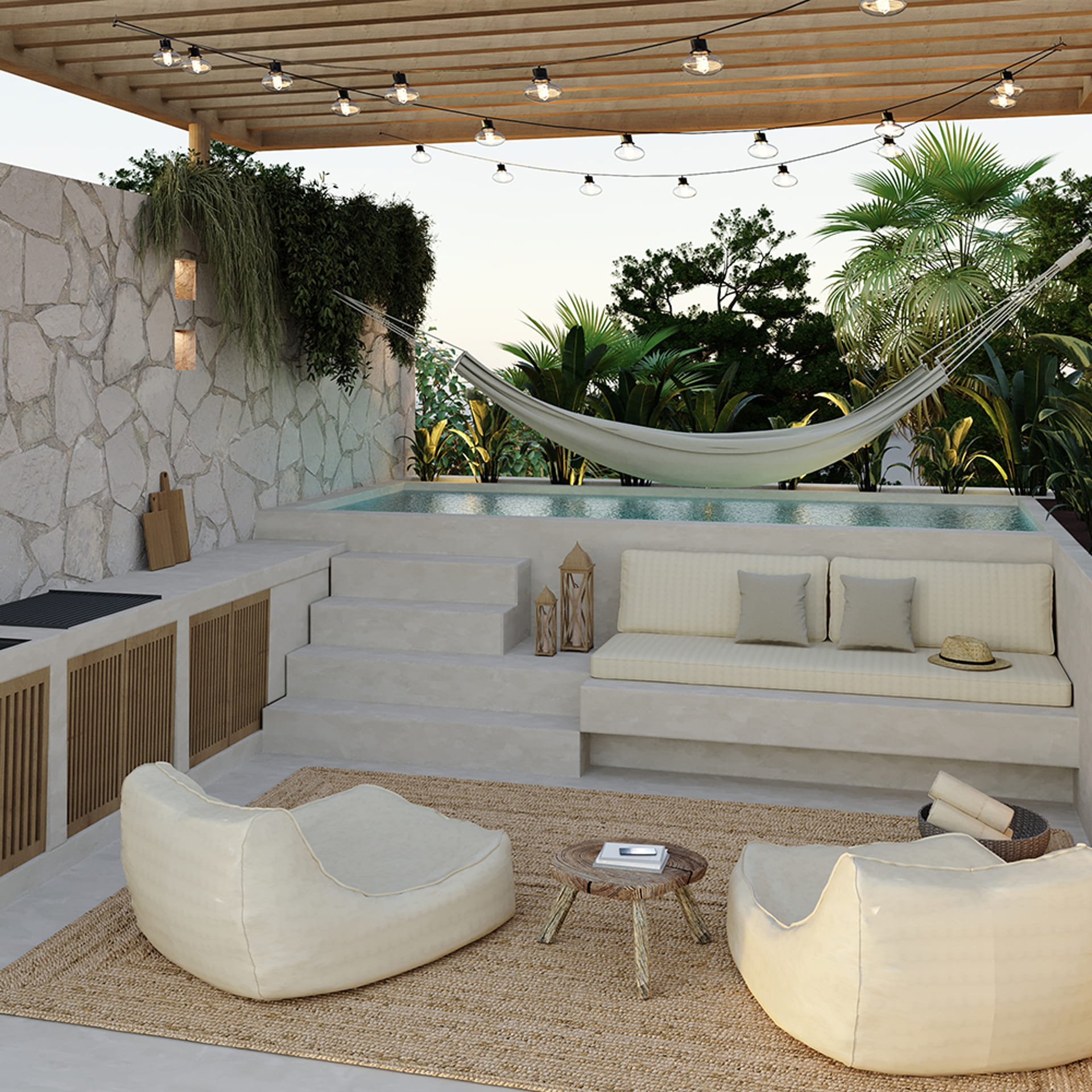 villas for sale in bacalar ichkabal rooftop