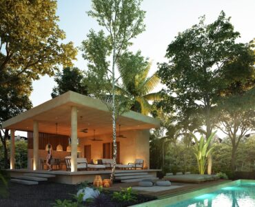 villas for sale in bacalar ichkabal swimming pool common area