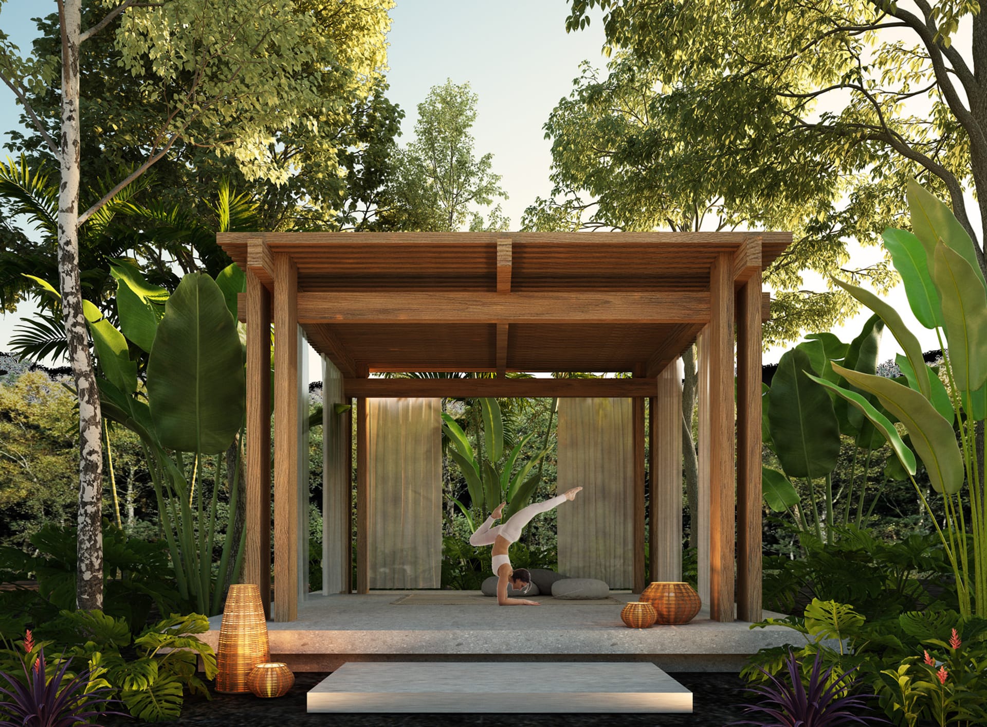 villas for sale in bacalar ichkabal yoga area