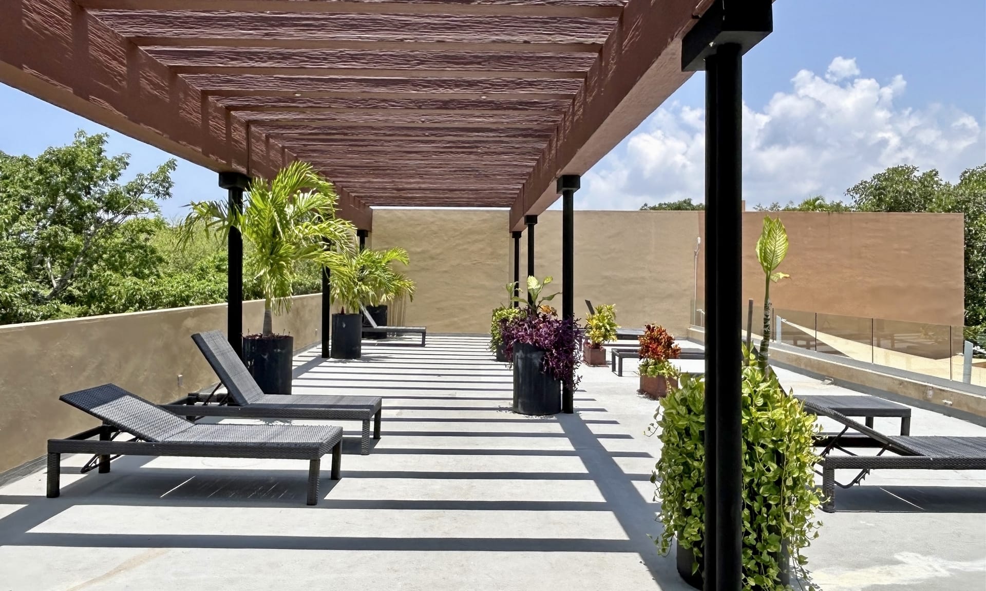 condo for sale in playacar vaiven del viento terraza pergolada en roof