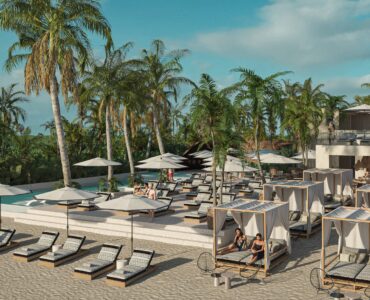 playa del carmen beachfront real estate distrito xcalacoco beach club beach and sun beds