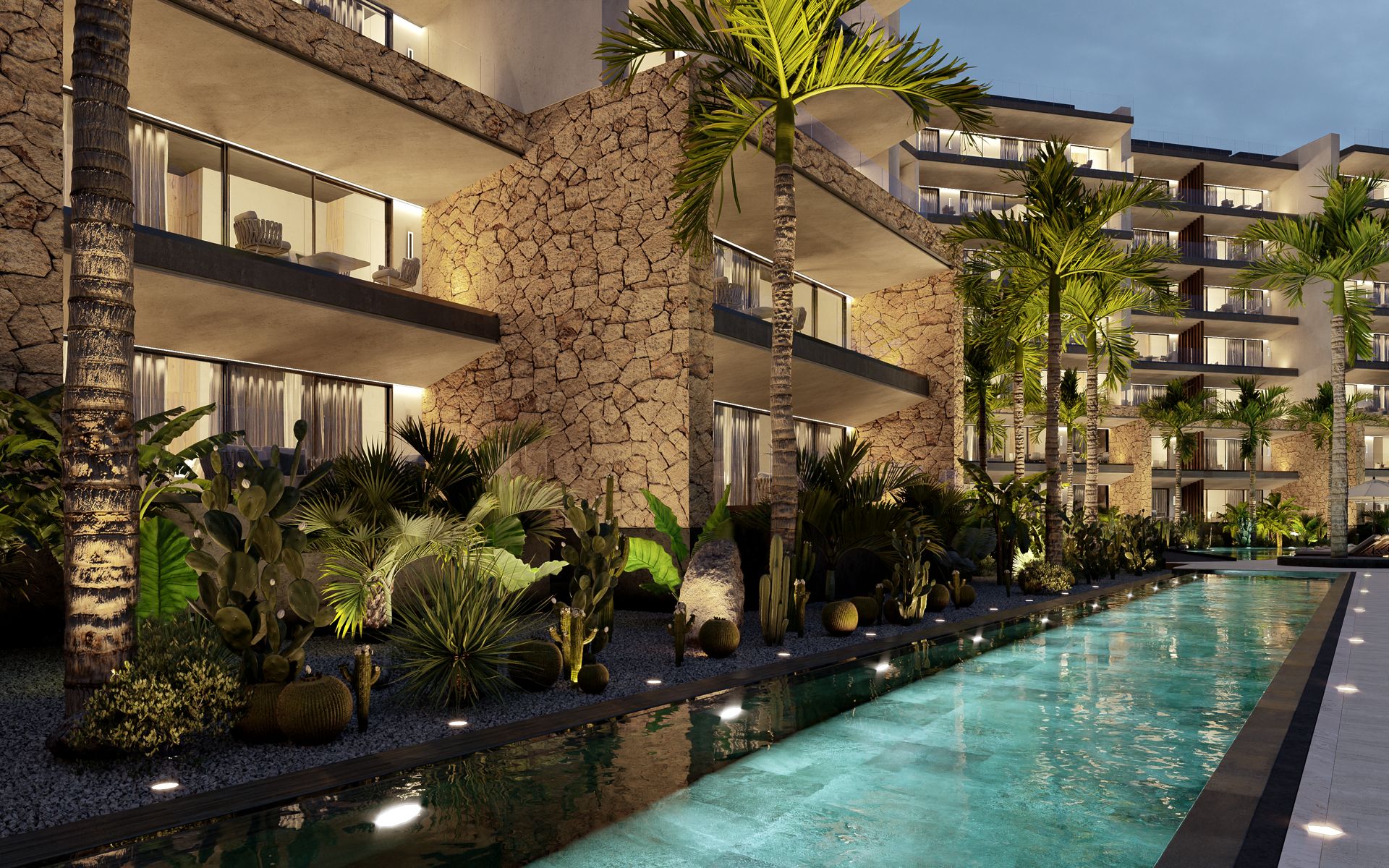 playa del carmen beachfront real estate distrito xcalacoco beach club swimming lane rsz