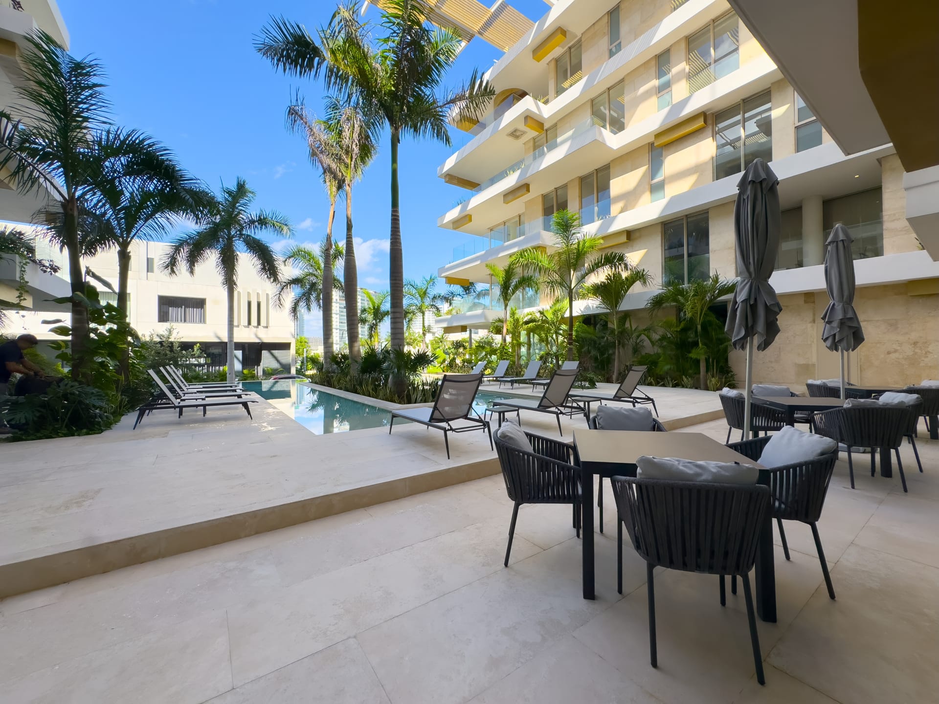 real estate puerto cantun alba pool and lounge