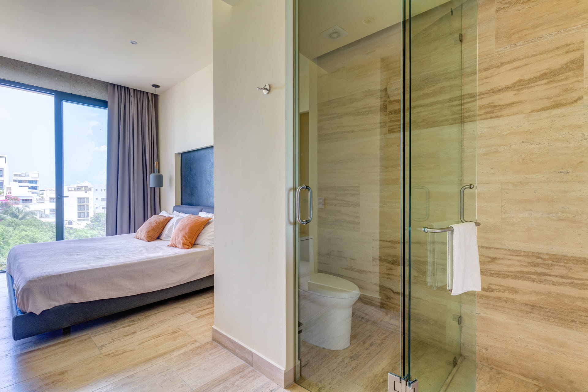 condo for sale in playa del carmen ceren two bedroom lockoff master bathroom shower