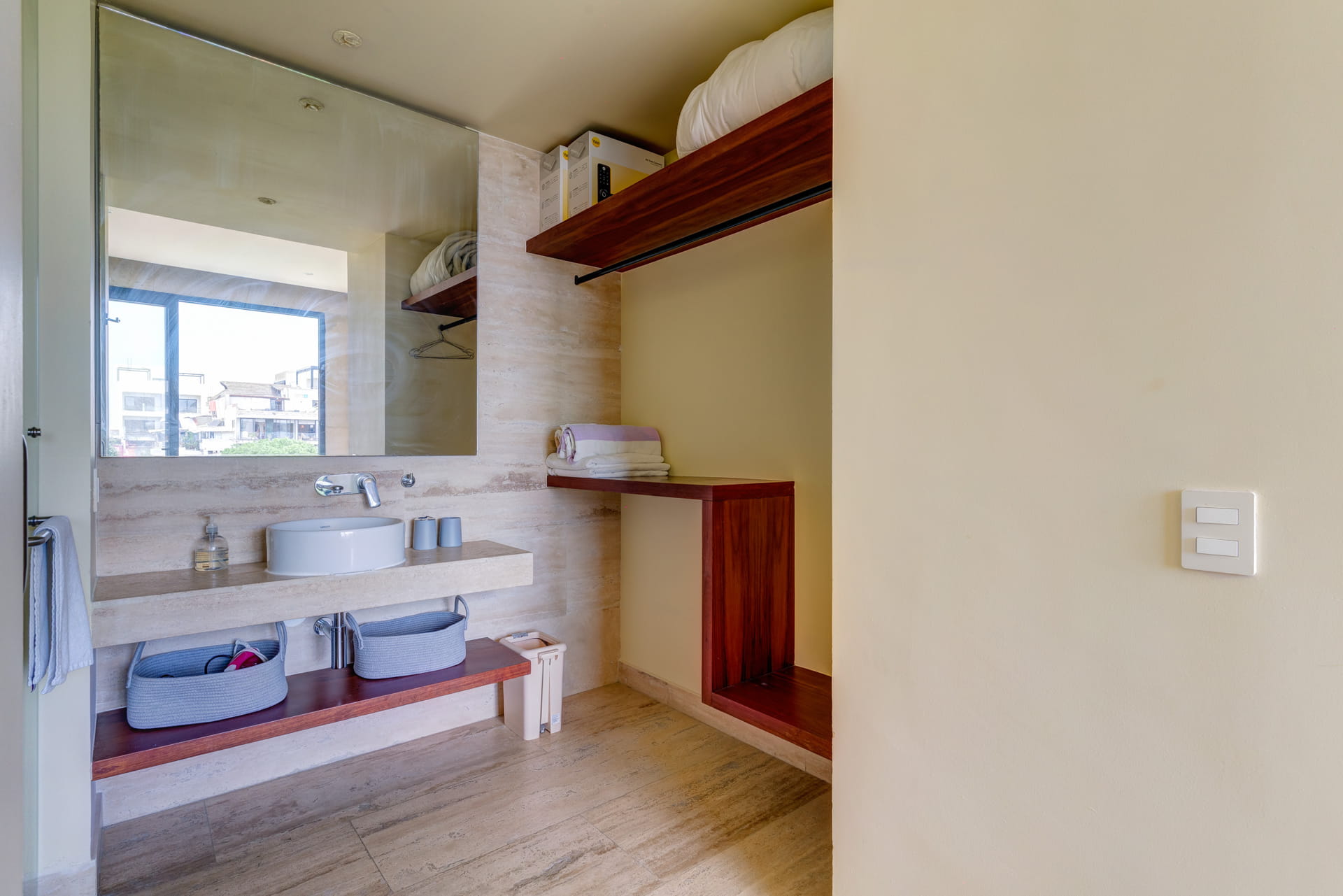 condo for sale in playa del carmen ceren two bedroom lockoff master bathroom with open closet